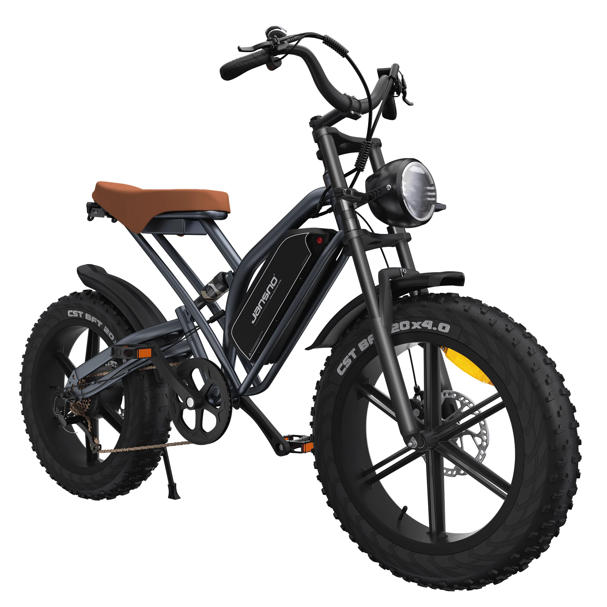 Electric Bicycle JANSNO X50 20*4.0 Fat Tire 750W 48V14AH Lithium Battery Road Electric Bike Adults  Mountain EBike