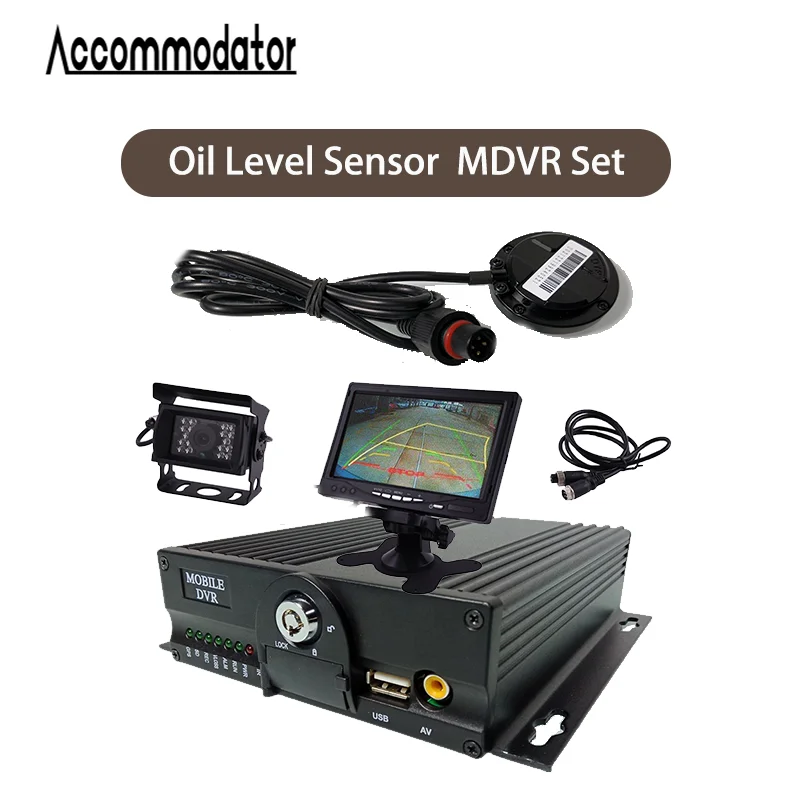Oil Sensor Remote oil monitoring fuel oil sensor with 4CH MDVR suit for truck bus etc