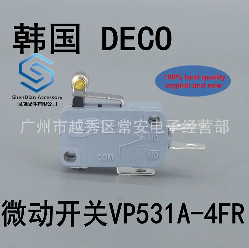 10pcs New Original DECO VP531A-0FR VP531A-3FR VP531A-4FR VP531A-5FR micro switch short shank, round, 16A, 250VAC