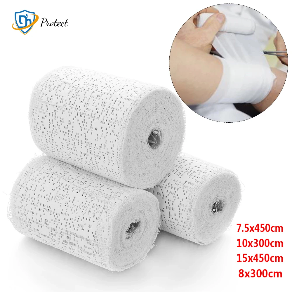 Medical plaster bandage, breathable and tasteless emergency muscle bandage, used for fracture fixation, gauze outdoor emergency