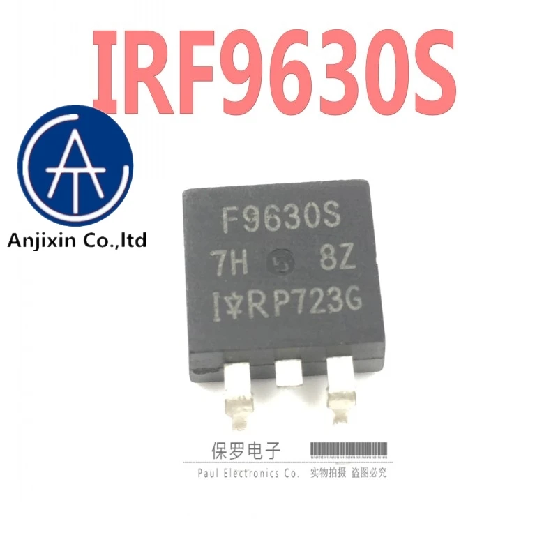 10pcs 100% orginal and new P-channel FET IRF9630S F9630S 6.5A/200V TO-263 in stock