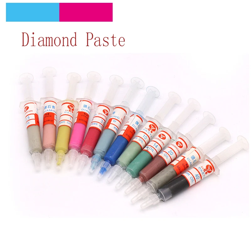 1pcs W0.5-W40 Diamond Abrasive Paste Needle Tube Grinding Polishing Paste Lapping Compound T