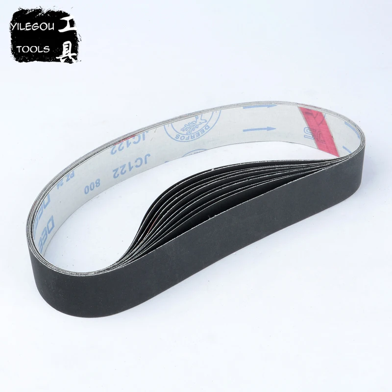 5 Pieces 40 x 760mm Sanding Belt For Metal 760x40mm Carborundum Abrasive Belt  With Grit 60, 120 For 3 Round Tube Polishing