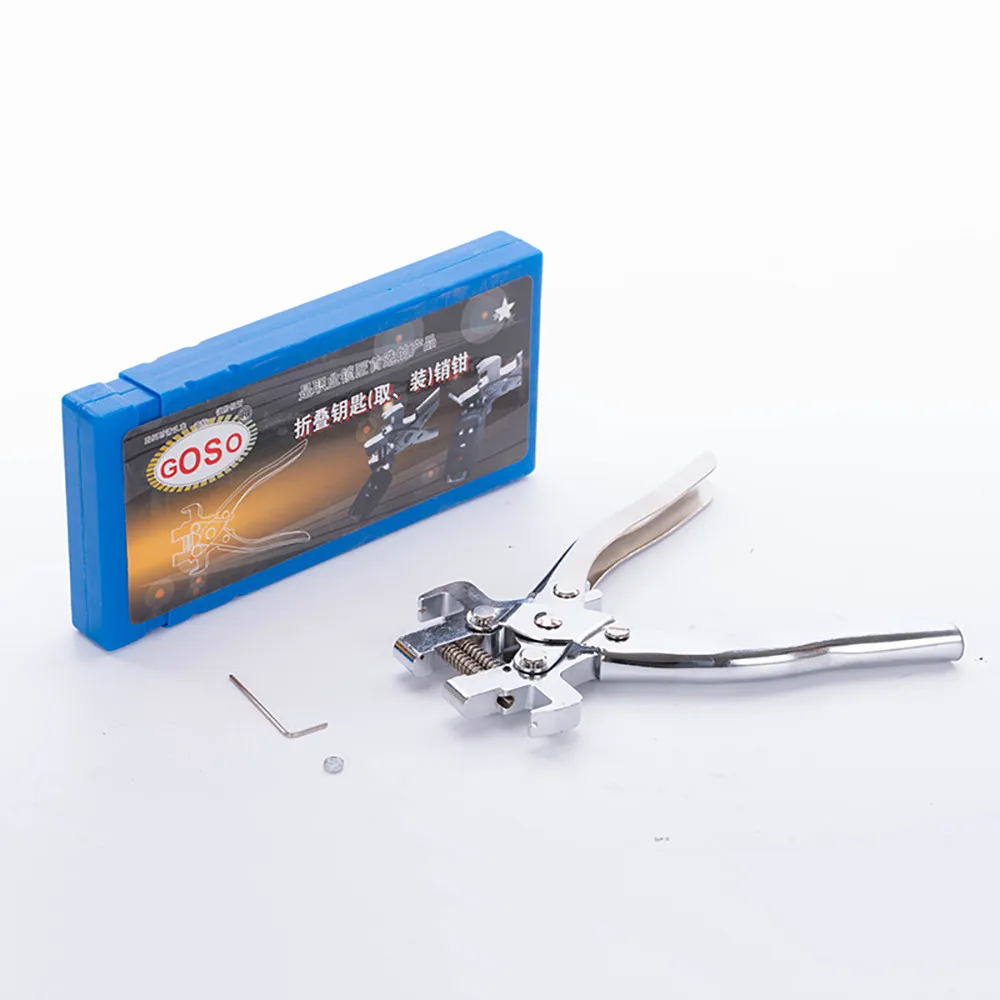 Goso fixing flip folding key vice remover Flip-key Pin Remover for Locksmith Tool Split Pin Fixing Disassembly Tool