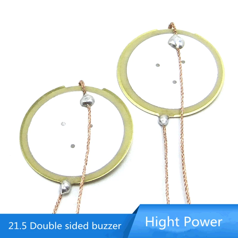 2PCS/lot 21.5MM  27MM-25 TL MM piezoelectric ceramic double-sided buzzer ultrasonic horn alarm bellows Piezo Ceramic High Power