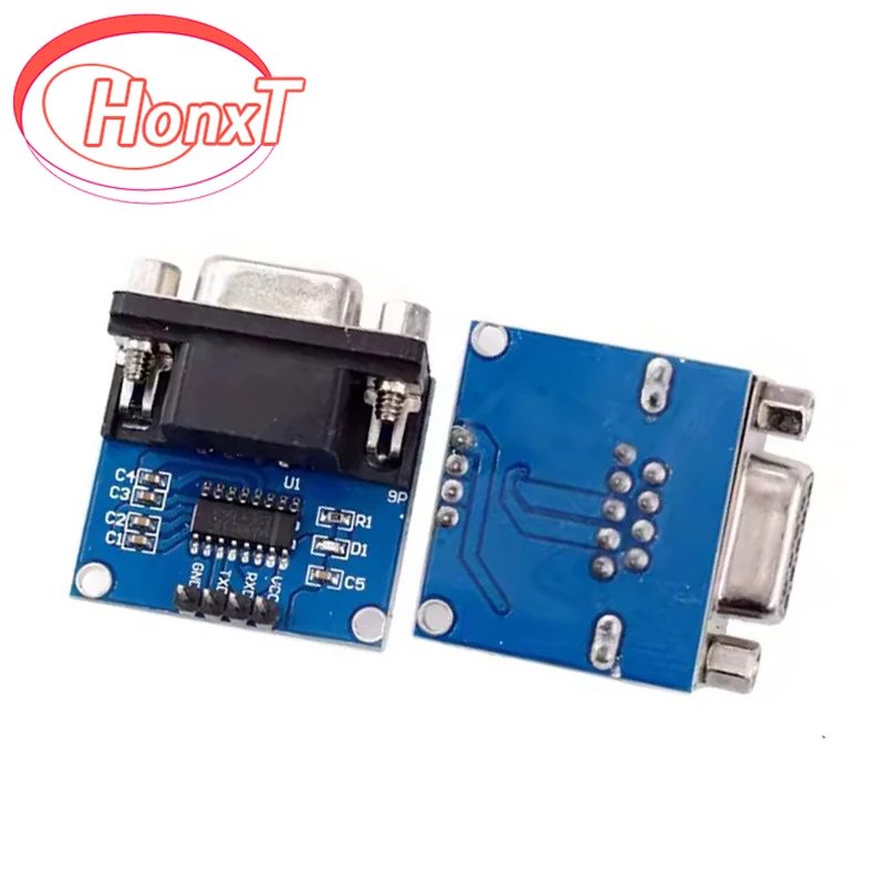 MAX3232 RS232 to TTL Serial Port Converter Module DB9 Connector MAX232 For Arduino