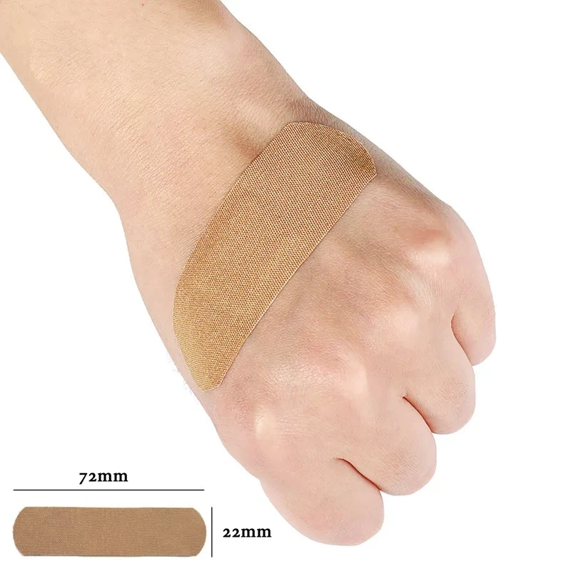 20/50/100Pcs Medical Band-Aid First Aid Elastic Wound Adhesive Plaster Breathable Skin Home Travel Outdoor Camp Emergency Kits