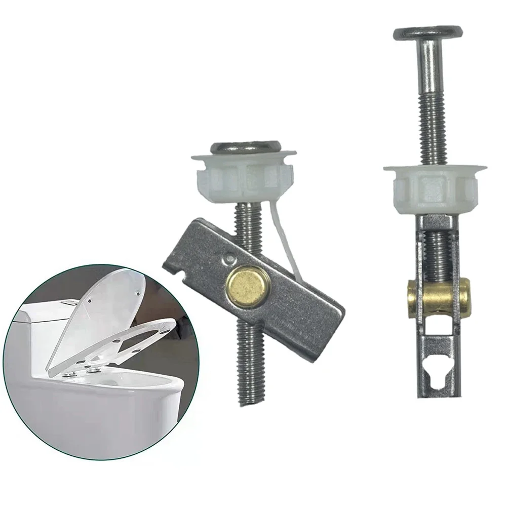 Bathroom Renovation Stainless Steel Bolts Compatible Toilet Hinge Replacement Screws Toilet Seat Fixings As Shown