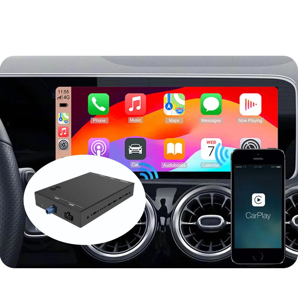 CarPlay Box for NTG6.0 MBUX System Class A B C G V CLA CLS GLA GLB GLC GLE GLS Multimedia Upgrade Navigation