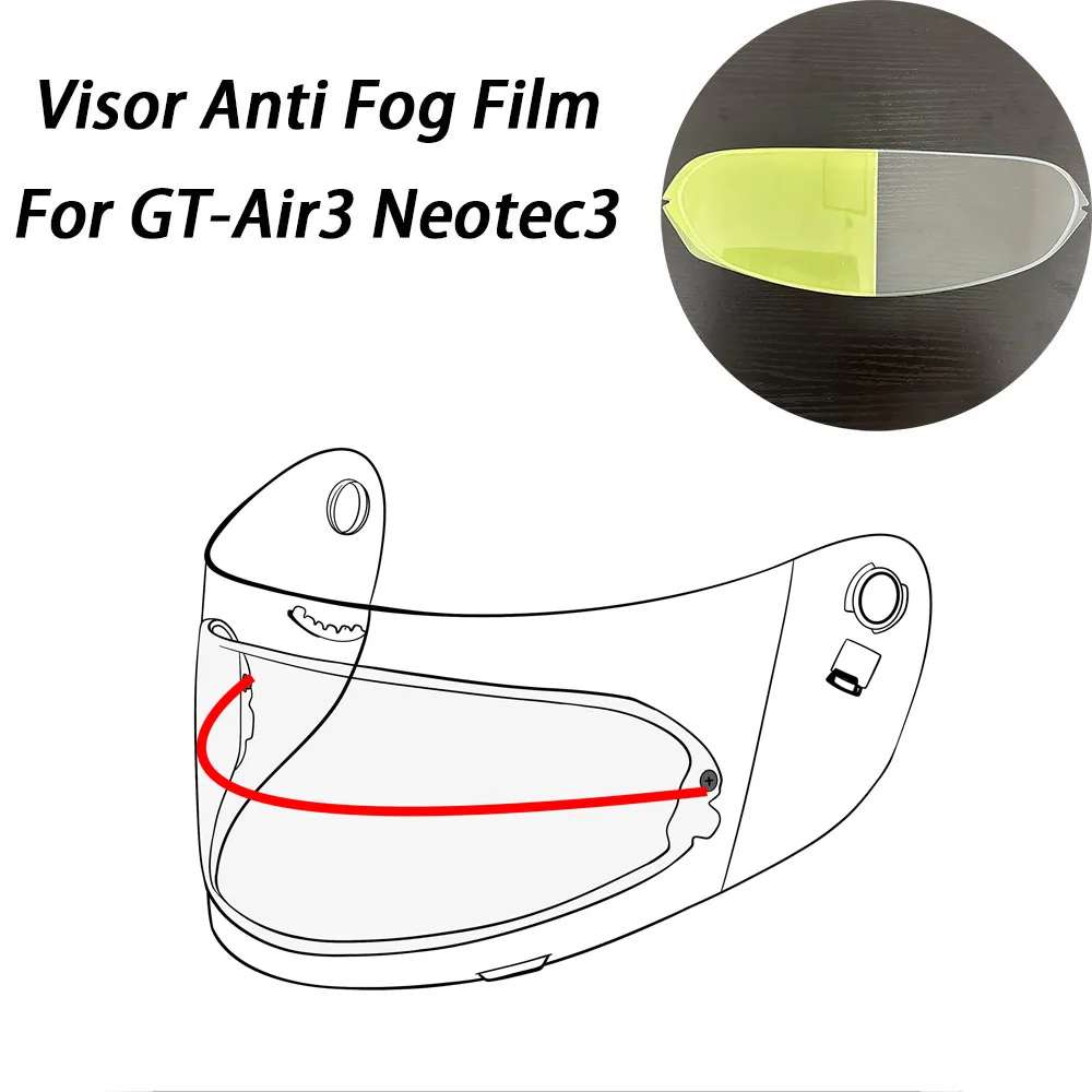 Motorcycle Helmets Accessories Helmet Anti Fog Film For Shoei GT-Air3 Neotec 3 Visor Anti Fog Film