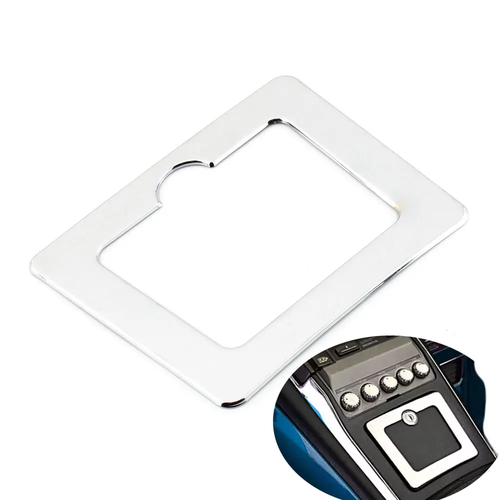 Motorcycle Chrome Fuel Door Accent Trim For HONDA GL1500 1988-2000