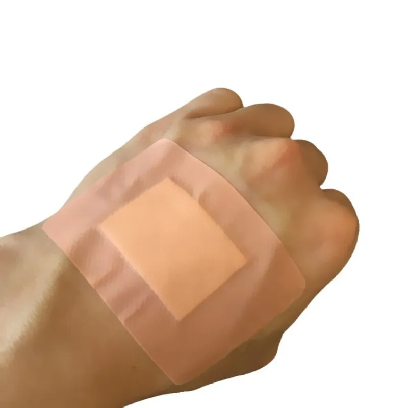 10Pcs/Set Large Patch Waterproof Band Aid Square Dressing Tape 7.6*5.1CM Large Size Self Adhesive Bandage Emergency Kit