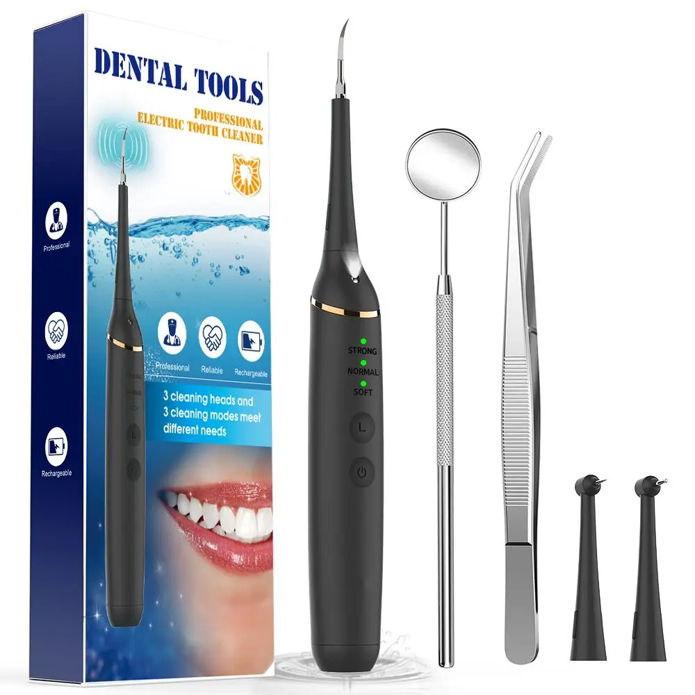 Electric Sonic Teeth Whitening Scalers For Tooth Plaque Stains Cleaner Dental Calculus Plaque Stains Removal Tooth Brush
