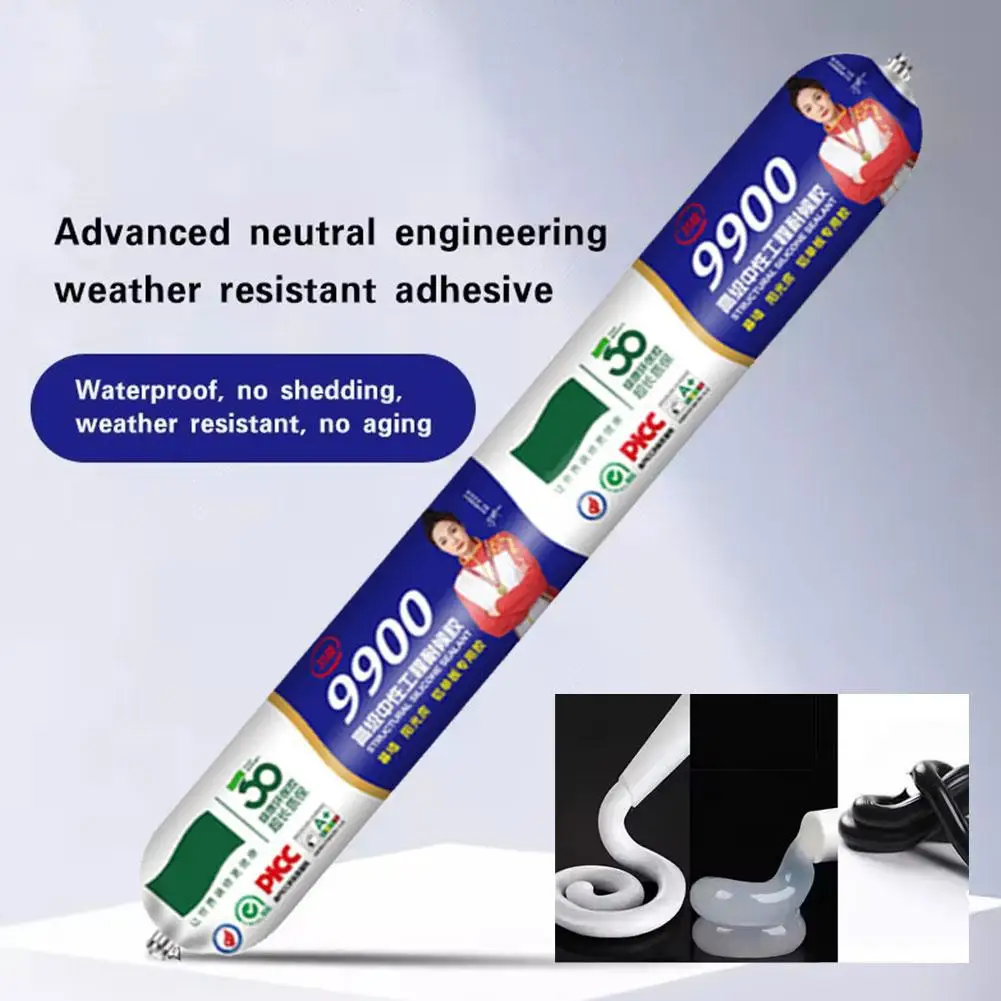 Sealant 9900 Weatherproof Engineering Adhesive For Small Curtain Wall Projects Sunroom Quick Drying Adhesive Tool New
