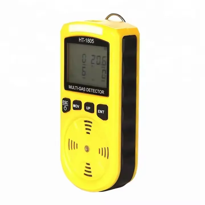 HT-1805 4 In 1 Gas Detector With Backlight Air Measuring Instrument Combustible Gas Detector