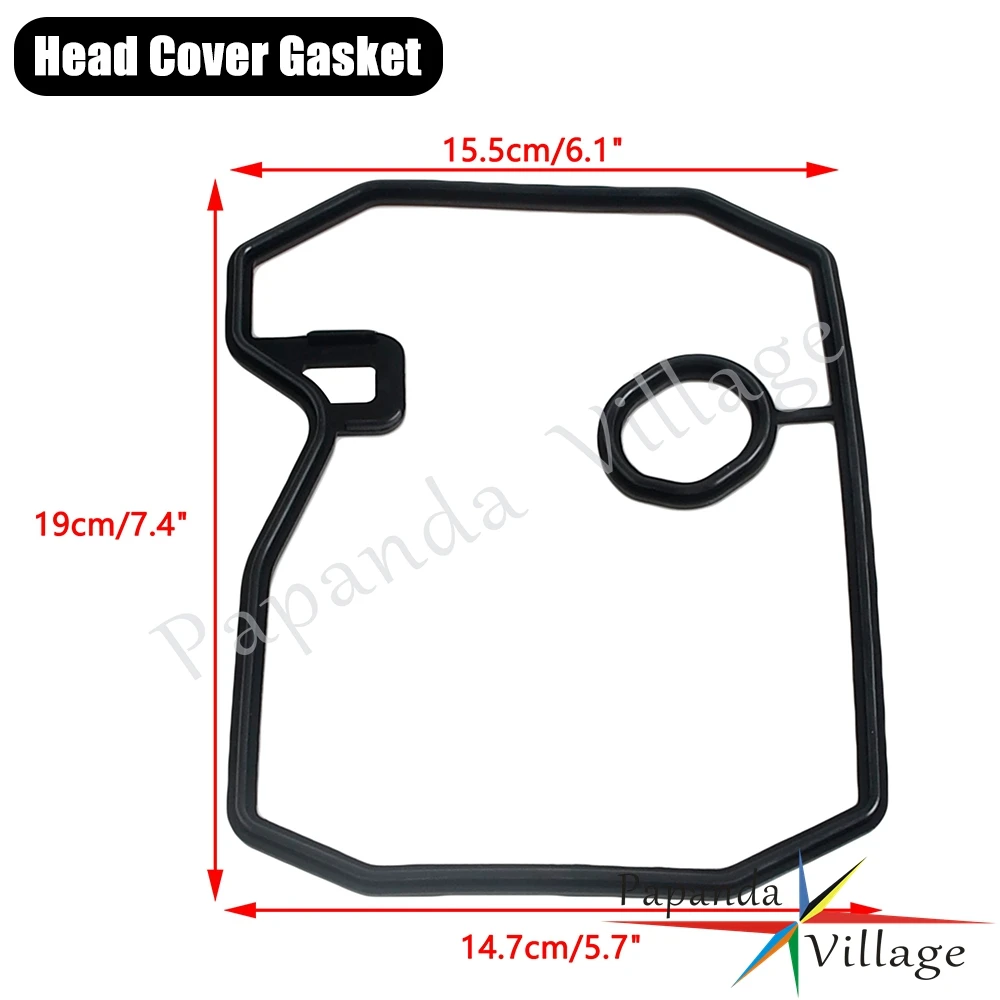 Motorcycle Valve Covers Gasket Cylinder Head Gasket Oil Filter Gasket For Honda Steed400 600 VLX400 600 VLX600 Steed 600 VLX 400
