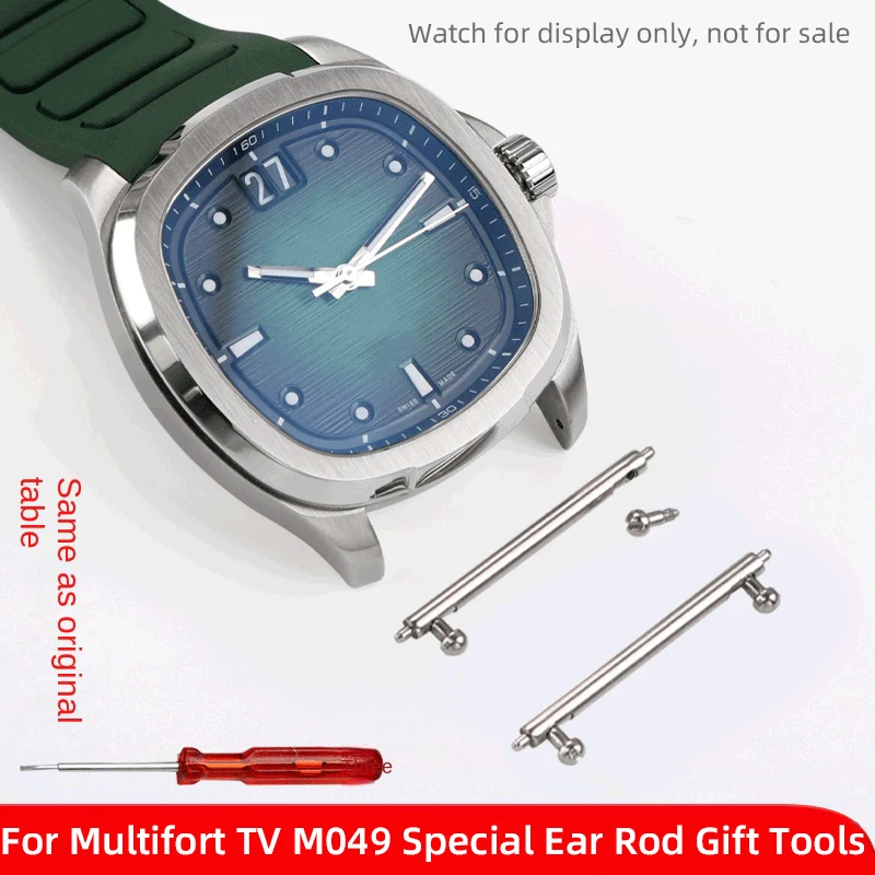 For Mido TV Multifort M049 Spring Rod Ears NEW TV Watch Parts Metal Double Head Quick Release Ears Rod Strap Connection Shaft