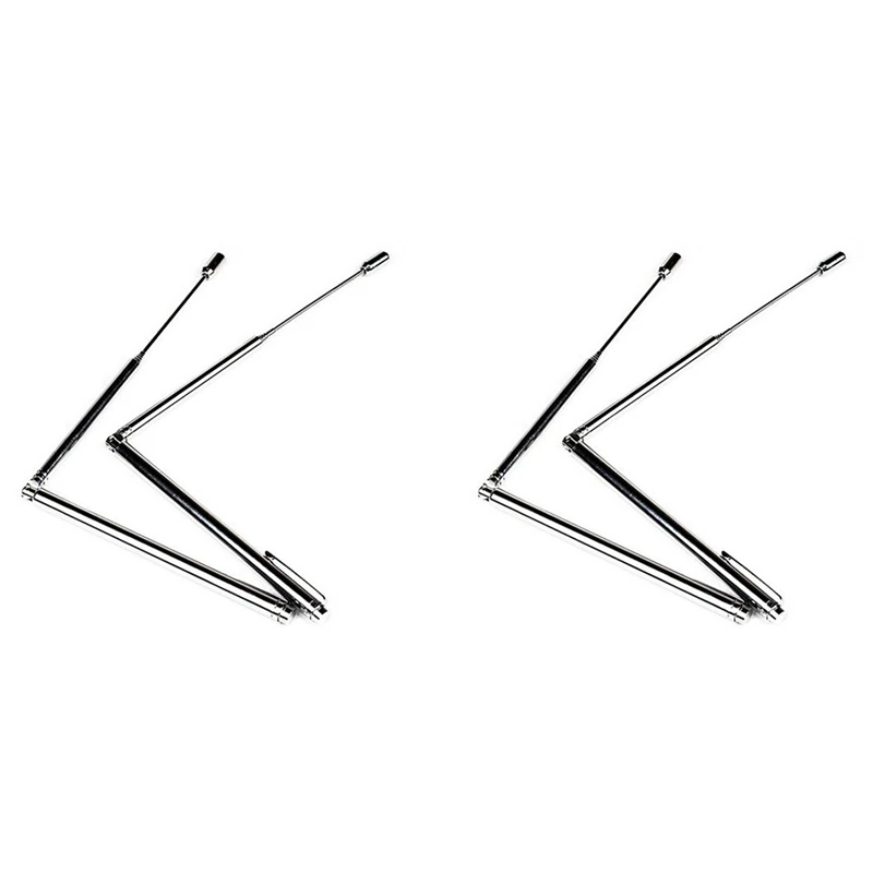 4PCS Portable Dowsing Rod Water Detector Tool Adjustable Rods Flexible Divining Water Spirit Ghost Gold Buried Items