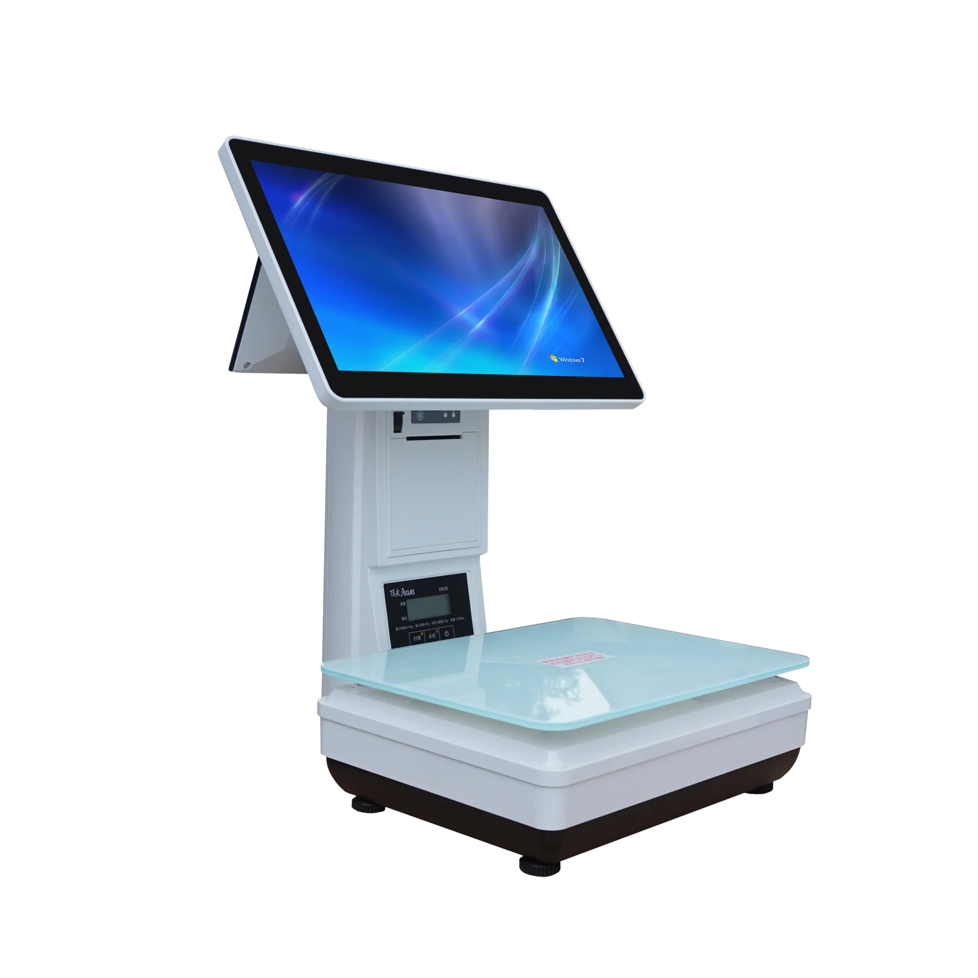 High Quality 15.6-Inch 11.6-Inch Dual Screen AI POS Terminal & Supermarket Electronic Scale Cash Register System