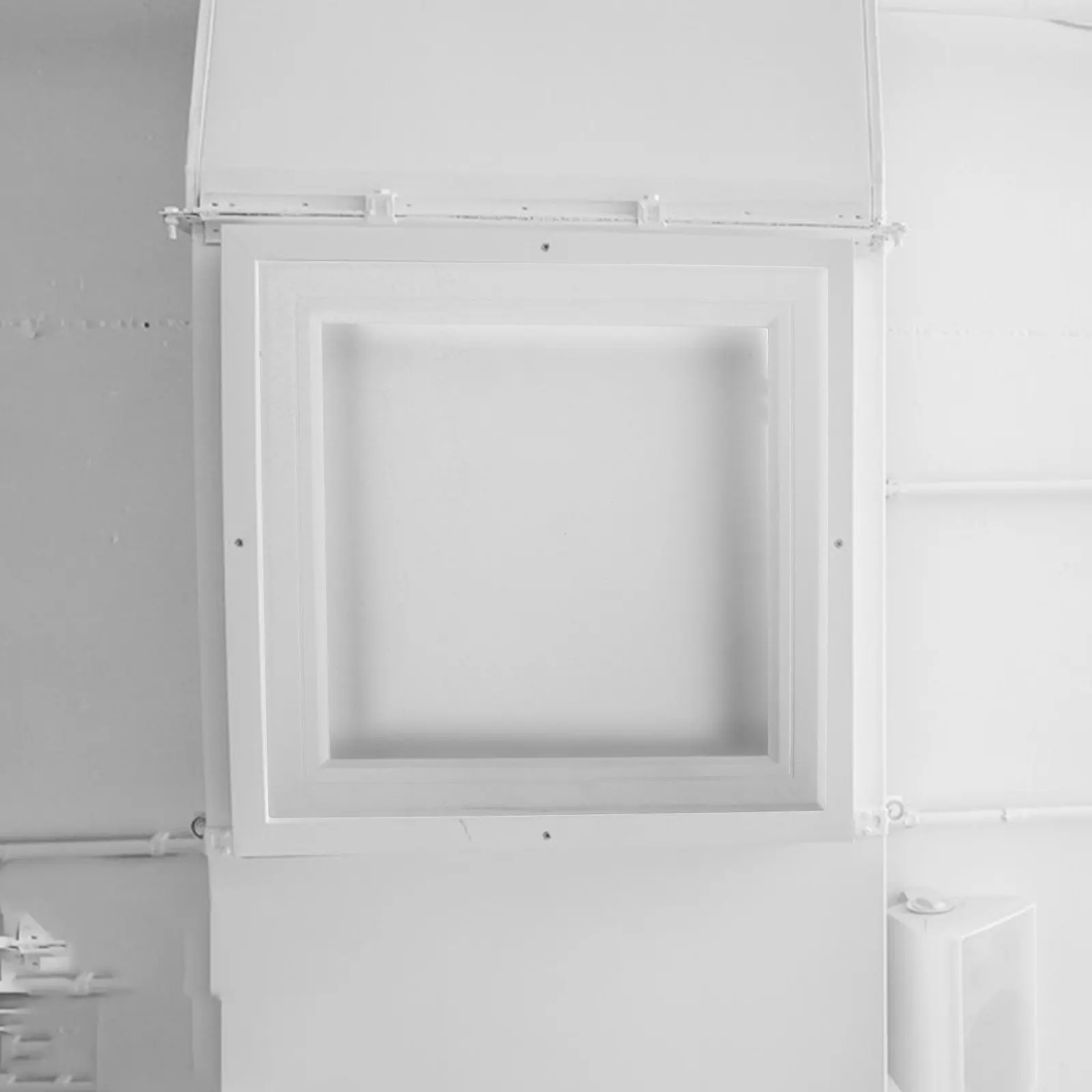 2Pcs Ceiling Access Panel Door - 11x11 Inch Heavy-Duty ABS Wall Panel Cover - Drywall Hole Access for Hvac Cable Plumbing -