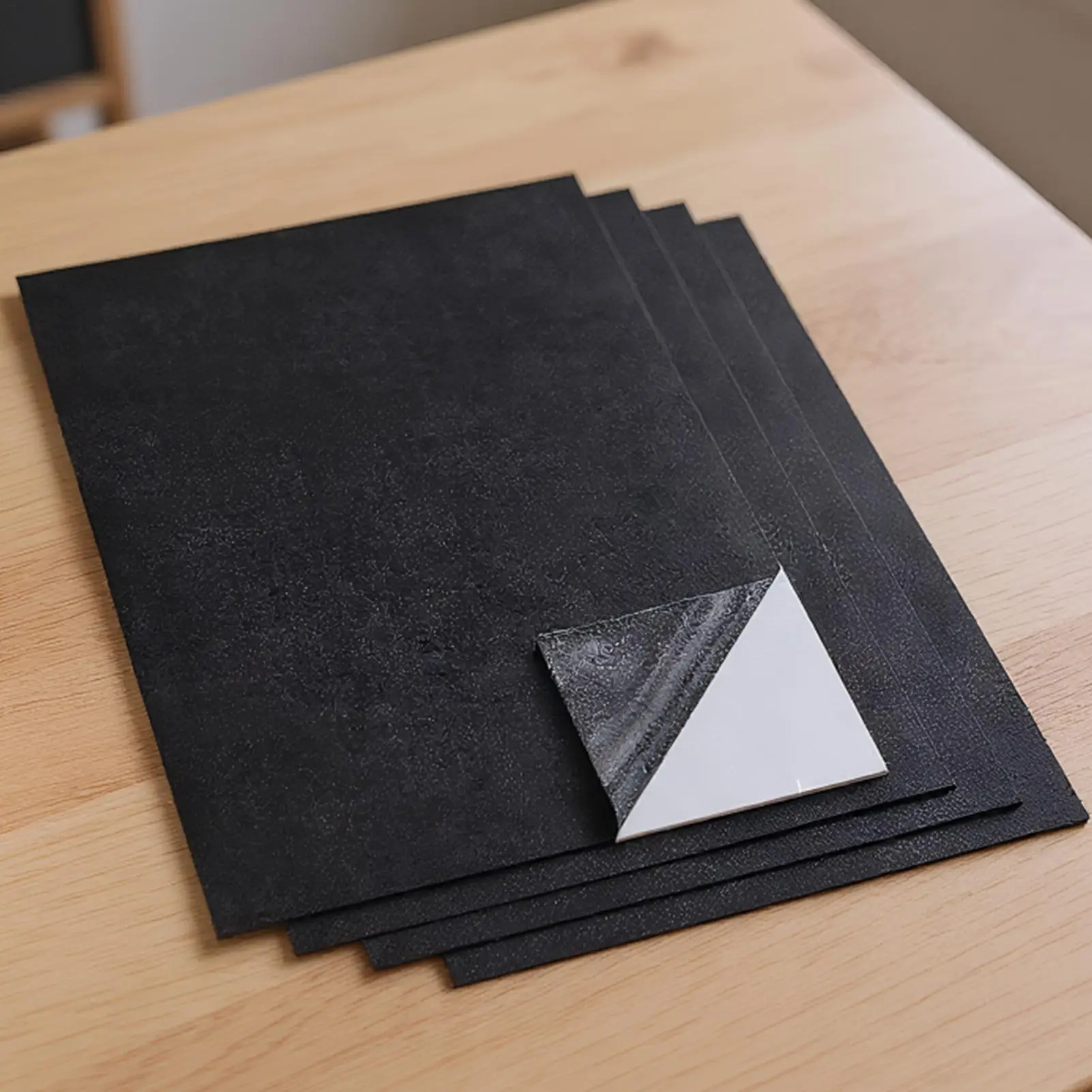 Adhesive Foam Padding 4 Pieces High Density Cuttable Material Mat Floor Protector Self Adhesive Sticky Foam Pads For Furniture