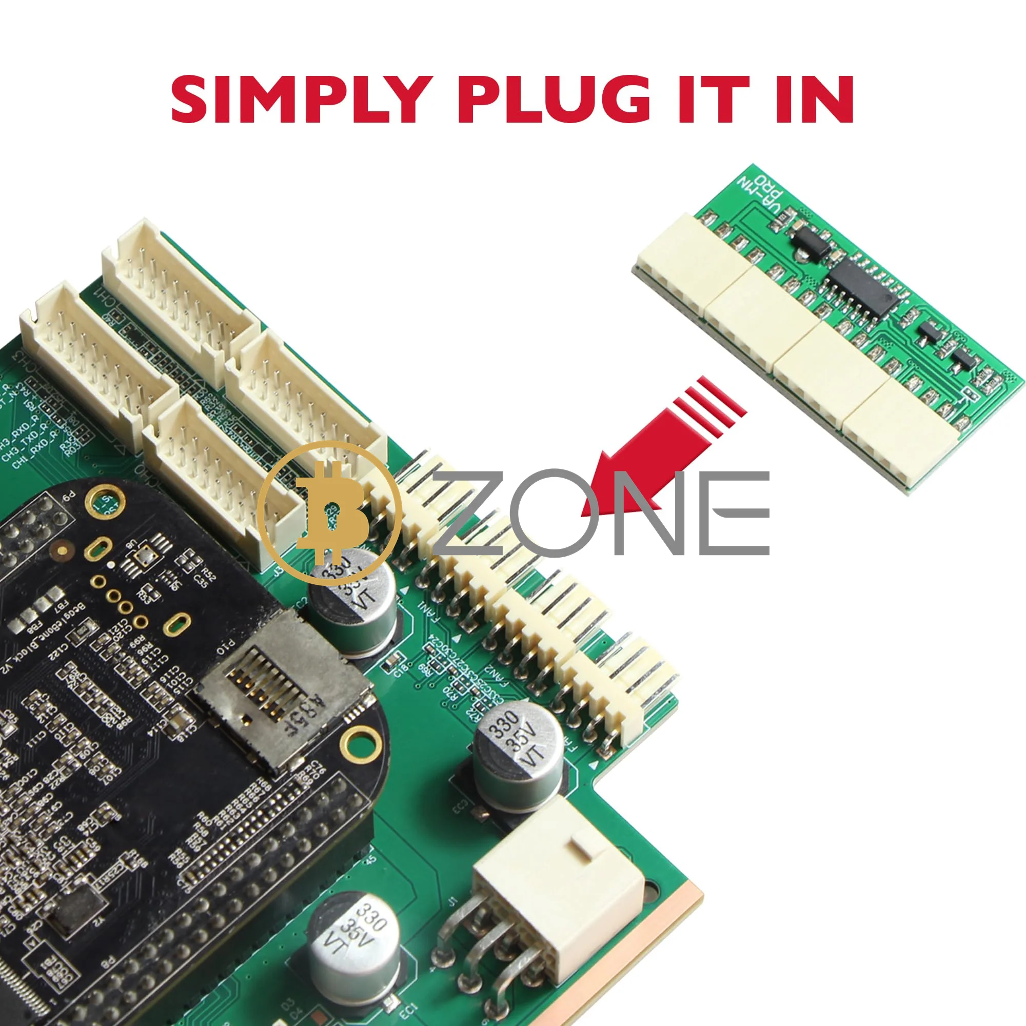 Bitmain Cooling Fan Simulator Emulator - Plug & Play 4 Pin Fan Spoofer for Antminer S19 S19jpro S19xp L7 D7 K7 KA3 Z15 AND More