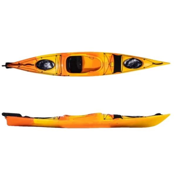 2024 Sit In Sea Kayak 4.2m Plastic Kayak One Person One Seat Kayak Boat With Accessory