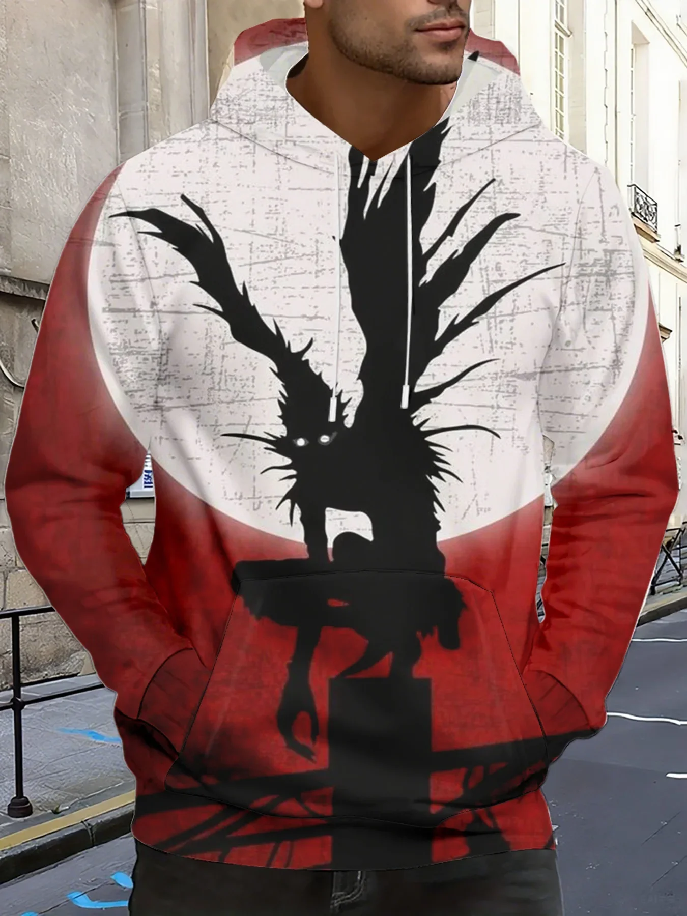 New Autumn and Winter Hot Selling Men's 3D Printed Hooded Sweatshirt, Outdoor Sports Long Sleeved Jacket, Halloween Couple Top
