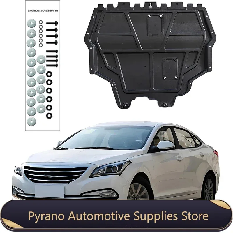 For Hyundai MISTRA 2014-2021 2.0L Engine Guard Board Splash Shield Mud Fender Plate Cover Black Car Mudflap Mudapron Mudguard