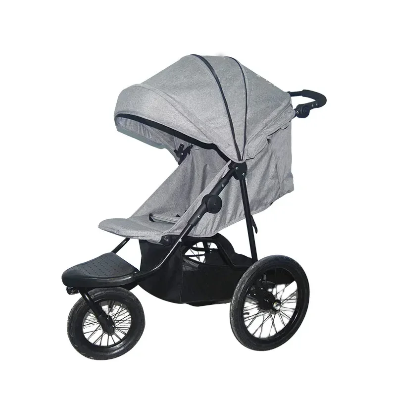 High Quality Multifunctional City Jogging Pet Travel Stroller for Cats and Dogs with 3 Wheels