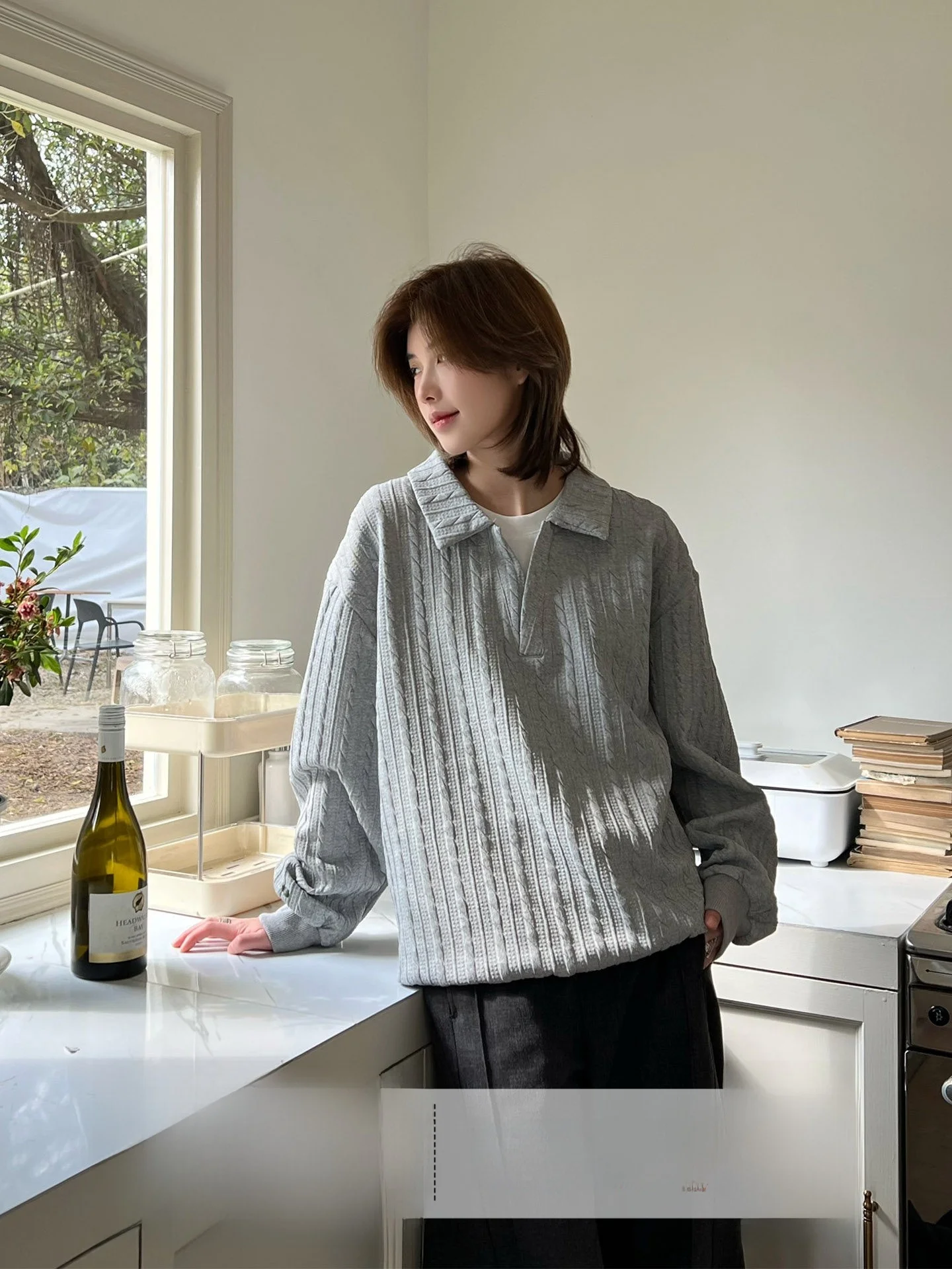 New Ja Hoodie Long Sve  Ne Sweatirt Casual Loose Fit Polyester Spandex Blend Spring 2026 Collection