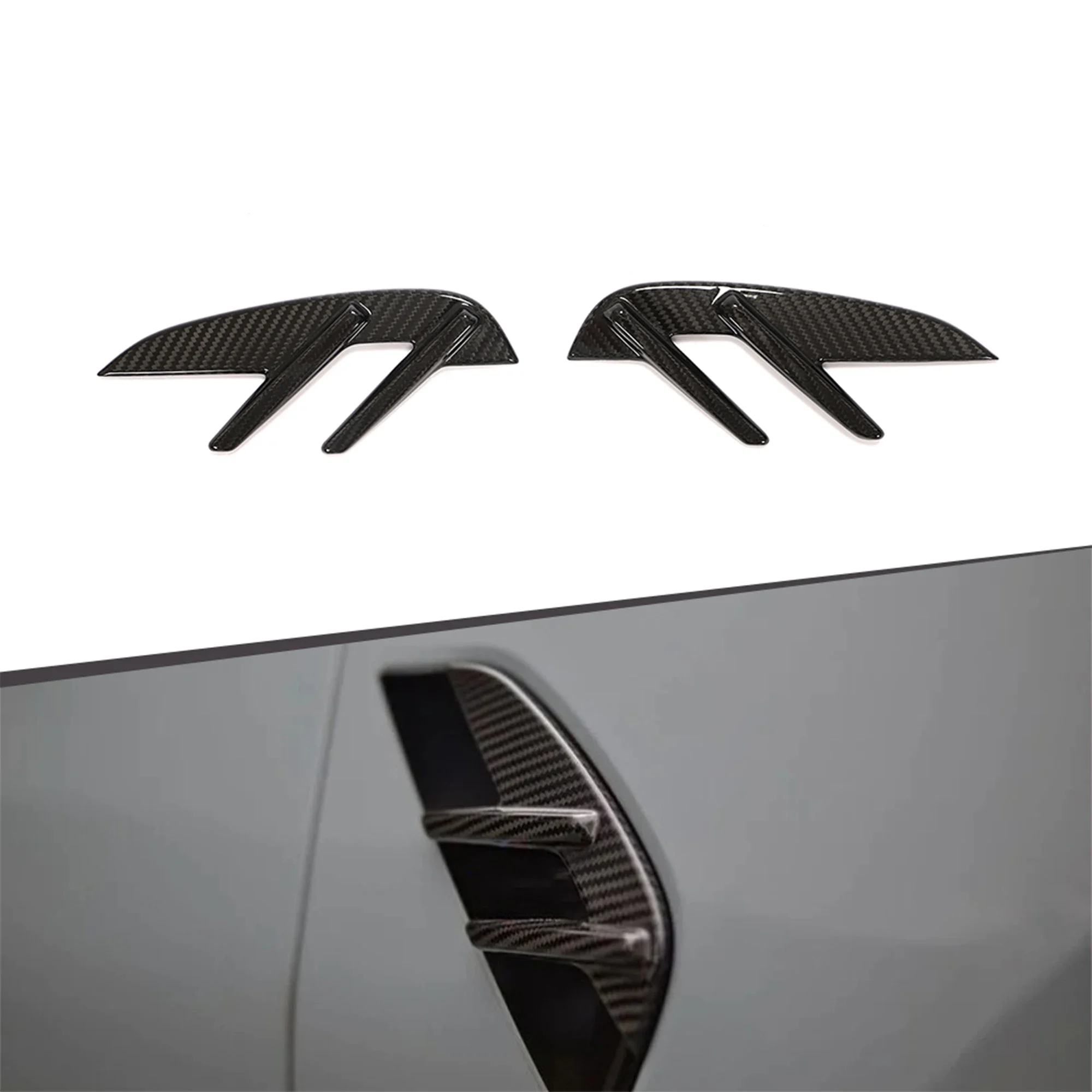Dry Carbon Fender Trims for  G80 G82 M3 M4 2021+customcustom