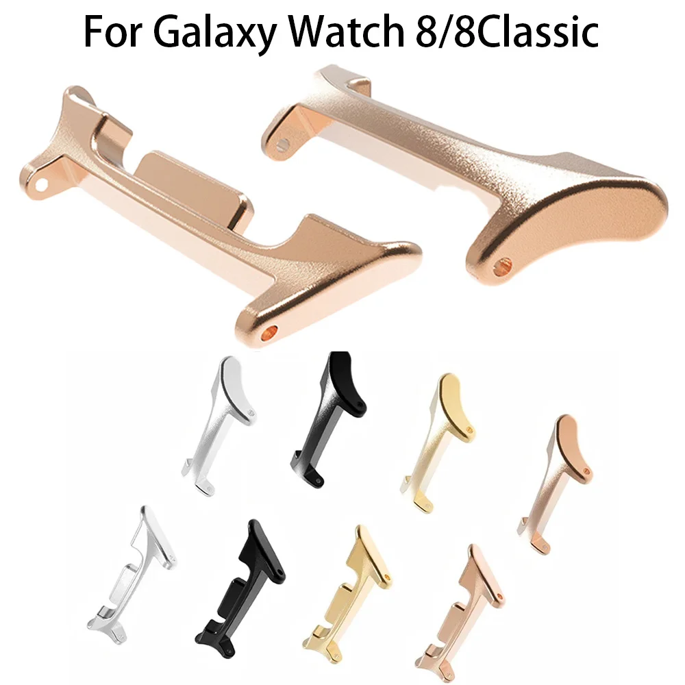 Adapter For Samsung Galaxy Watch 8 40/44mm 8 Classic 46mm Watchband Strap 22mm Connector Bracelet Stainless Steel Case