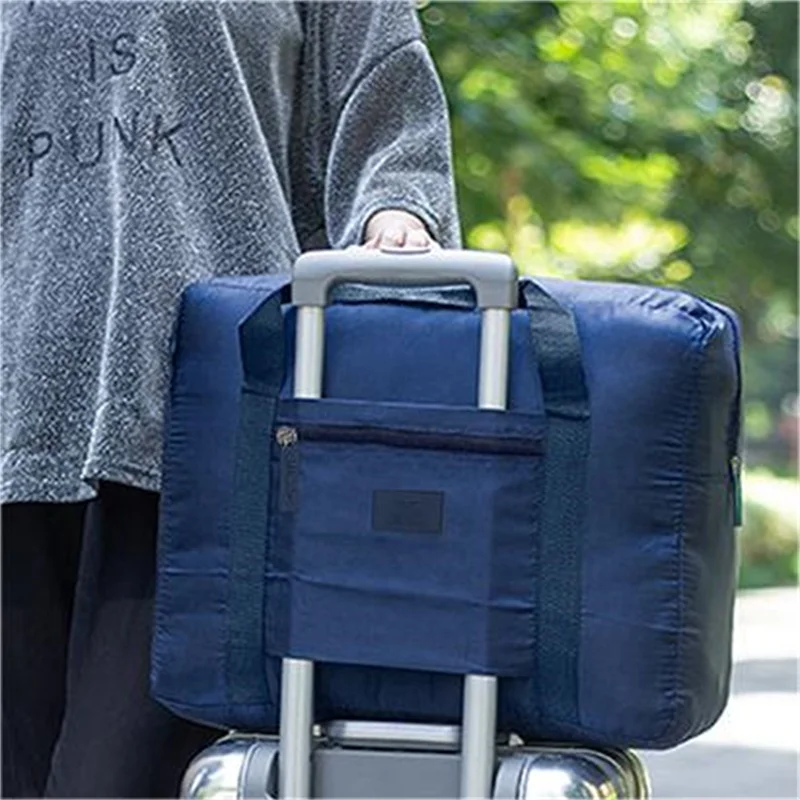 Folding Moving BagBags Large Capacity Waterproof Travel Bag Gym Yoga Storage Portable Luggage Handbag Durable Nylon Cloth Bag