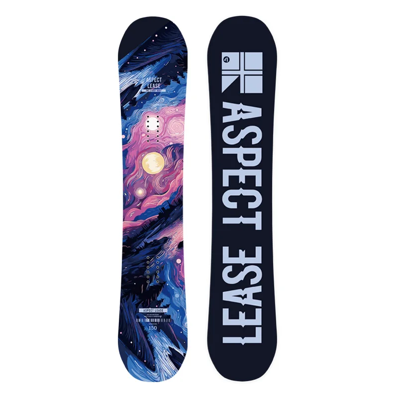 All Mountain Freestyle Winter Sport Multi-color Snowboards for Adult