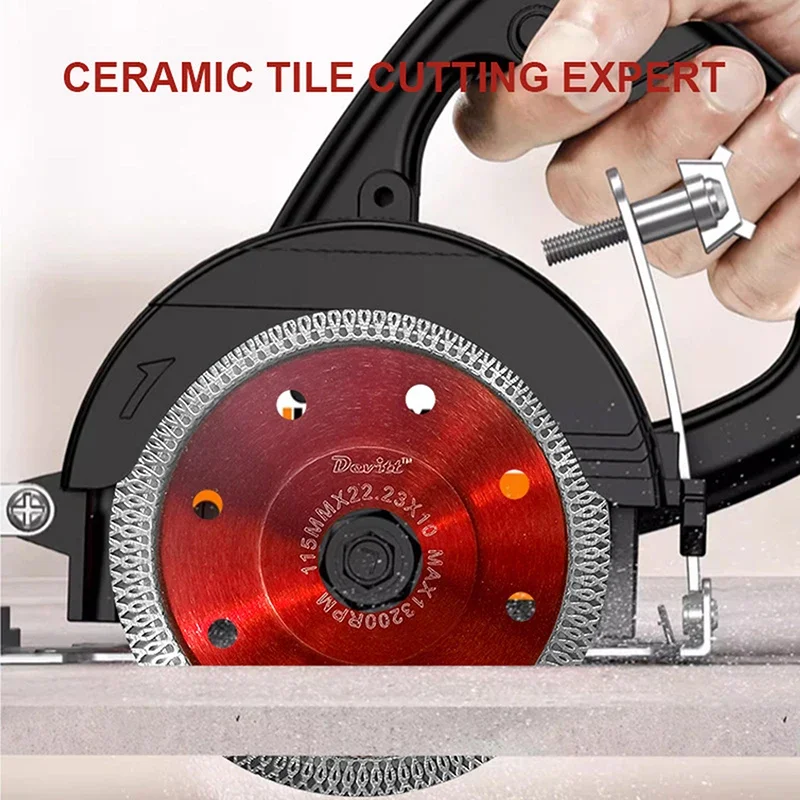 Dry Cutting Diamond Disc 115mm Turbo Thin for Ceramic Tile.