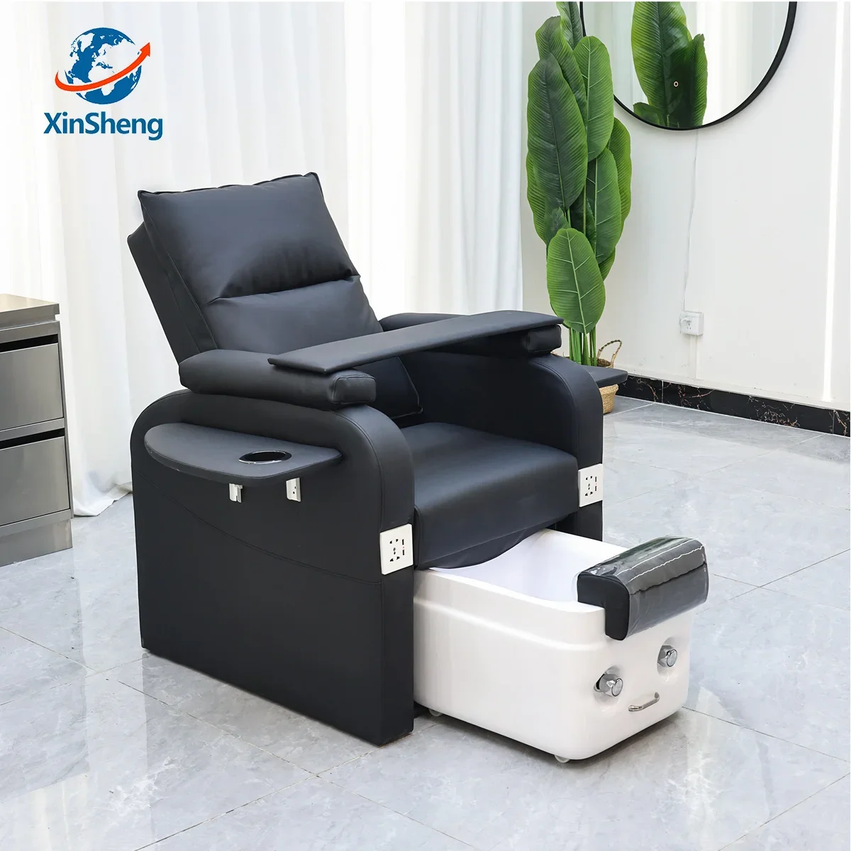XinSheng Salon Chairs Pedicure Chair SPA Furniture Massage Chair Nail Sofa Bed Couch Couches Foot Bath Foot Soaking Customizable