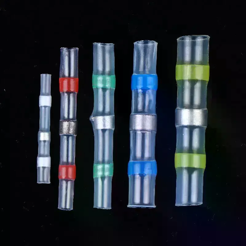 100Pcs Waterproof Heat Shrink Tube With Solder Insulation Wire Terminal Connector Heat Shrink Welding Ring Terminal