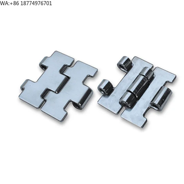 Ss512/515 Single Hinge Pitch 25.4 mm Straight Running Flat Top Chains for Beer Industry Bottle Conveyors