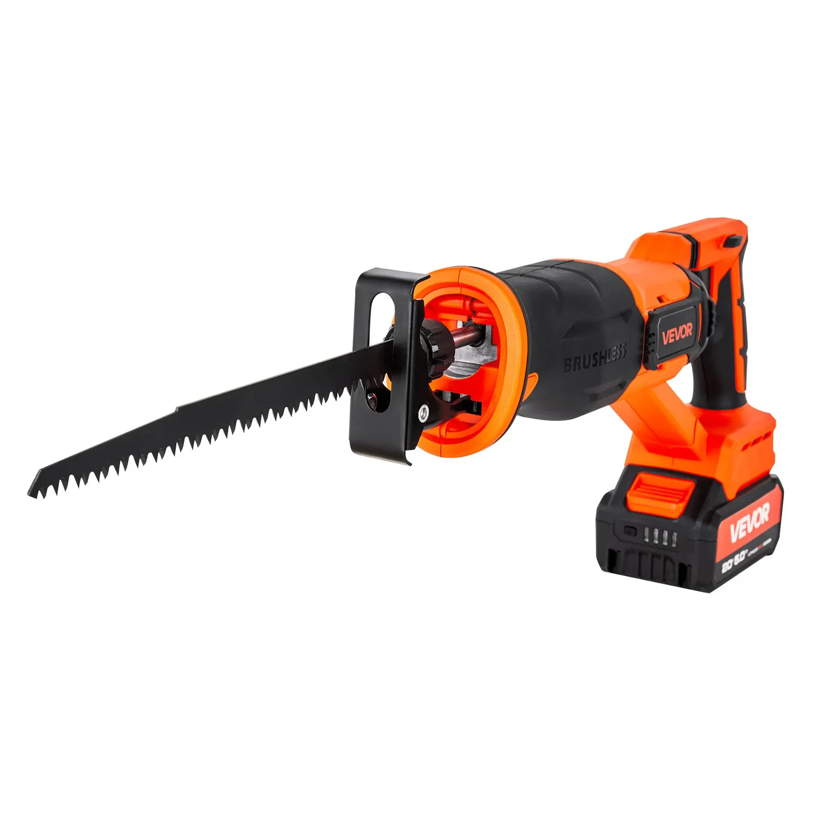 Cordless Reciprocating Saw, 20 V, 3000 SPM Variable Speed, 1 Inch Stroke Length, Electric Reciprocating Saw With Battery,