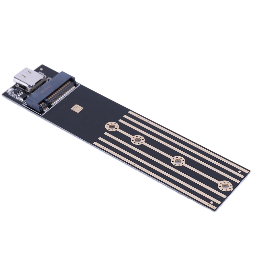 M.2 To USB 3.1 Type C Riser Board 10Gbps 6Gbps Converter Board SATA/NVME SSD Adapter SSD To USB 3.1 Type C for 2230-2280 M2 SSD
