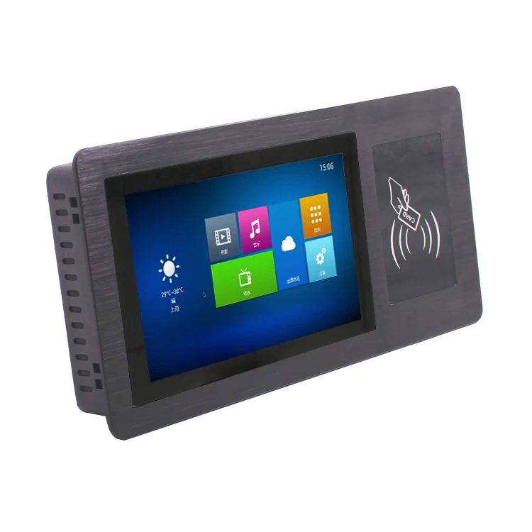 7" Wireless WiFi Door Elevator Apartment Smart Access Control System with NFC RFID Fingerprint Scanner Touch Screen