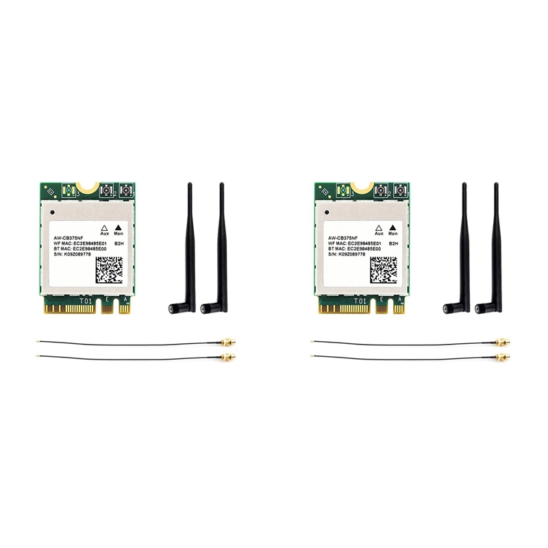 N75R-2X Waveshare Aw-Cb375nf Dual Band Wireless Network Card 2.4G/5Ghz Dual Band Wifi5 Generation Wireless Module