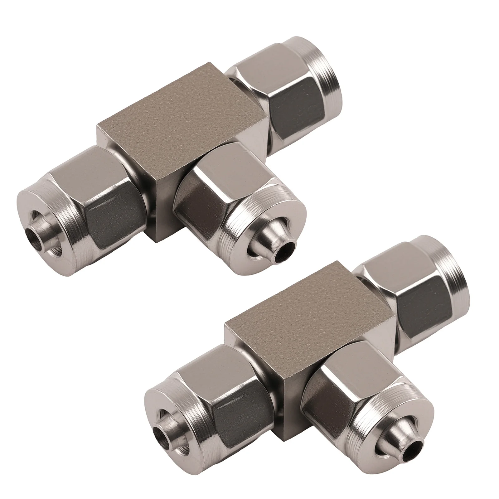 Pneumatic Tee Fittings Quick Couplers Air Tube Hose Connector