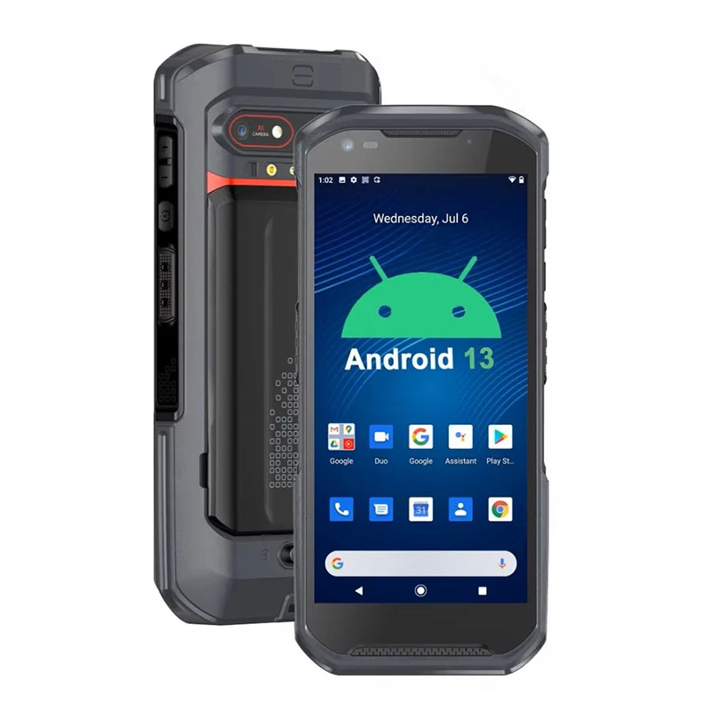 5.5 inch Iot Handheld Terminal Android 13 6G 64G PDA 2D Barcode Scanner IP66 Waterproof Rugged PDA