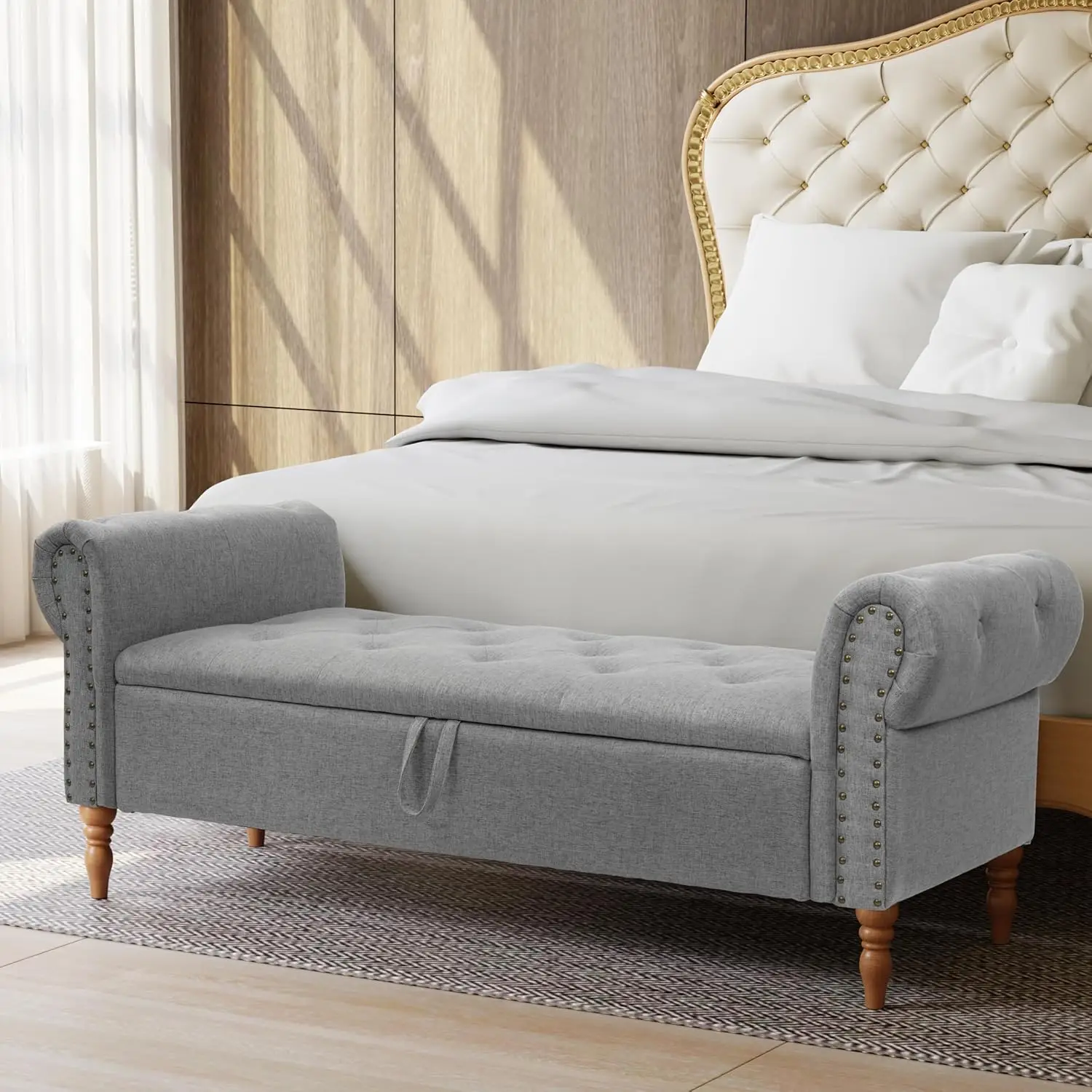 Storage Bench For Bedroom Furniture, End Of Bed Bench Shoe Storage Benches With Seating Storage Ottoman Bench For Bedroom Bench