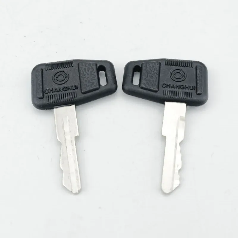 For loader, roller, forklift key, XCMG Liugong Xiagong Longgong Shantui ignition, door lock cylinder, starting key