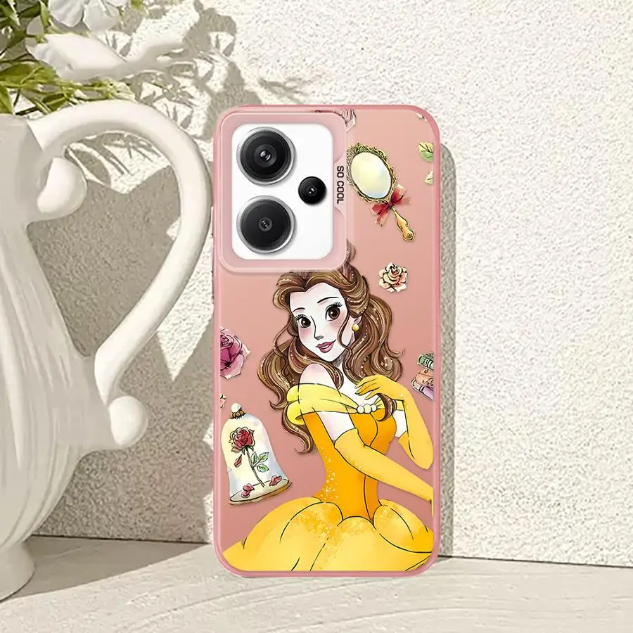 Disney Princess Phone Case for Xiaomi Redmi Note 14Pro+ 13 Pro + 10 12S 14 11 10S 12 11S 12Pro Soft Shell