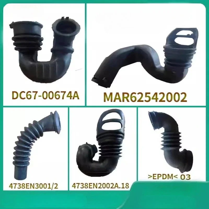Suitable for LG drum washing machine corrugated rubber tube MAR 4738EN2002A