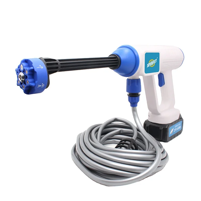 JSPERFECT Digital Screen Powerful Cordless Portable Pressure Washer Car Wash with 4.0AH Battery
